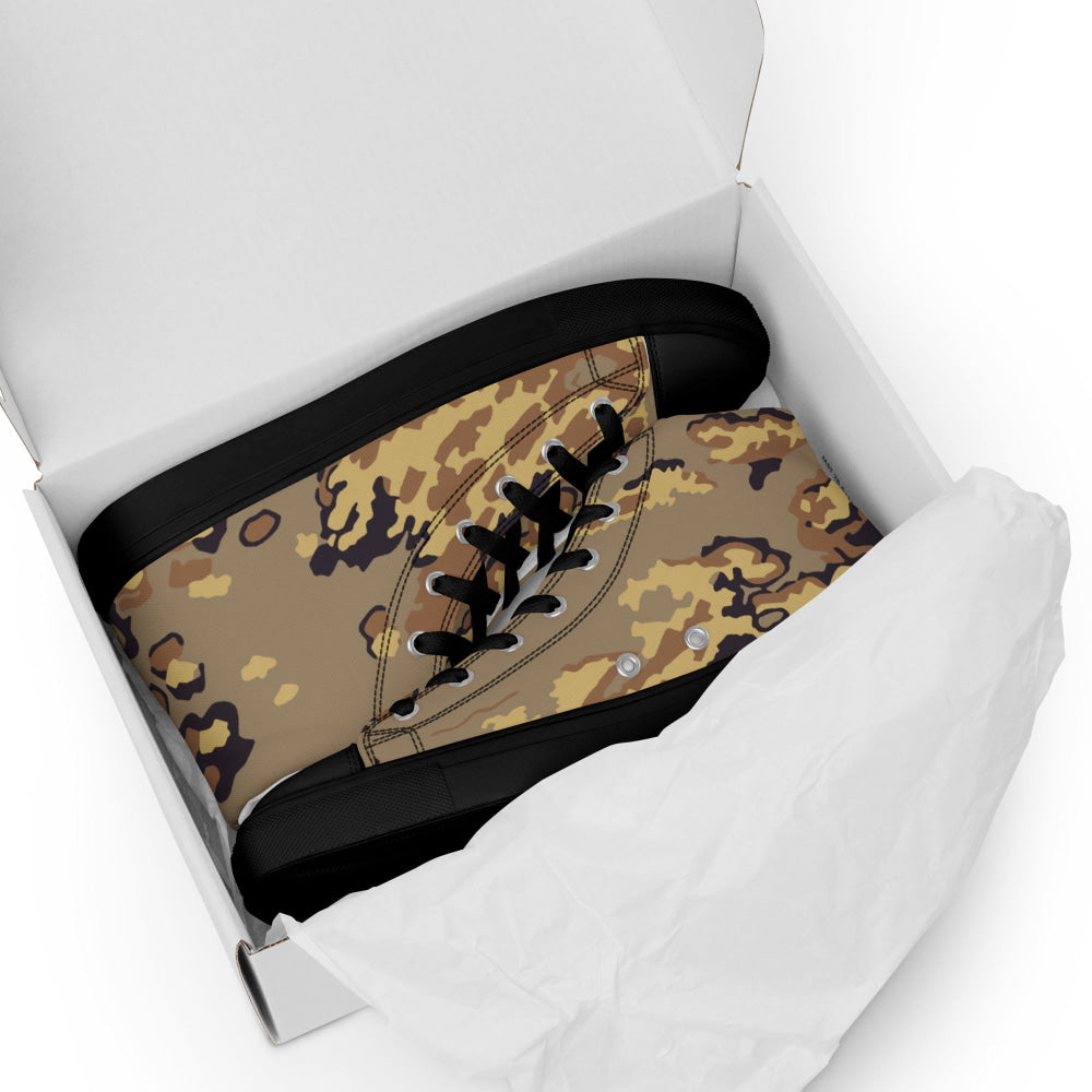 Russian Partizan SS Leto Fall CAMO Men’s high top canvas shoes - Mens High Top Canvas Shoes