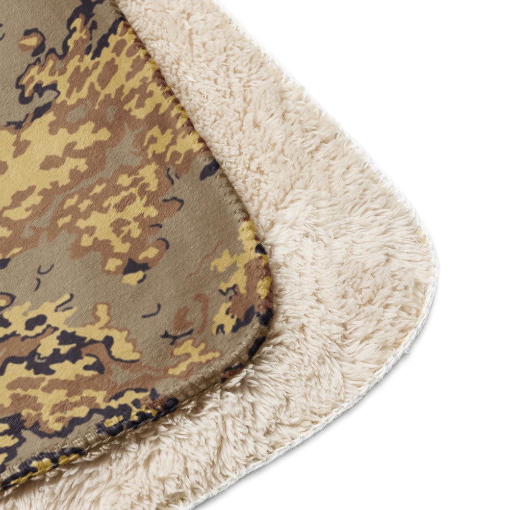 Russian Partizan SS Leto Fall CAMO Sherpa blanket