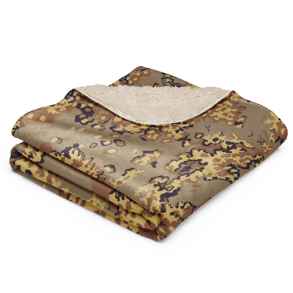 Russian Partizan SS Leto Fall CAMO Sherpa blanket