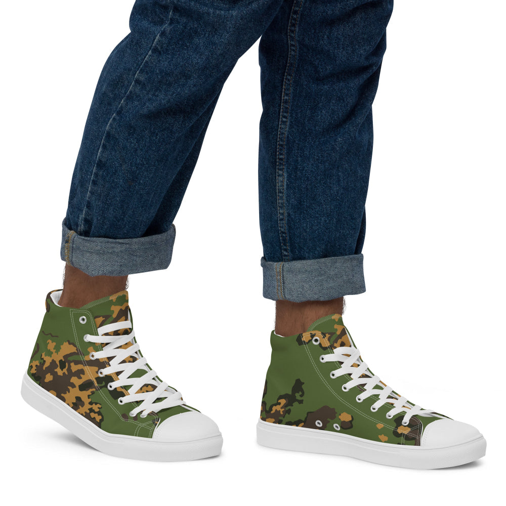 Russian Partizan SS Leto CAMO Men’s high top canvas shoes - Mens High Top Canvas Shoes