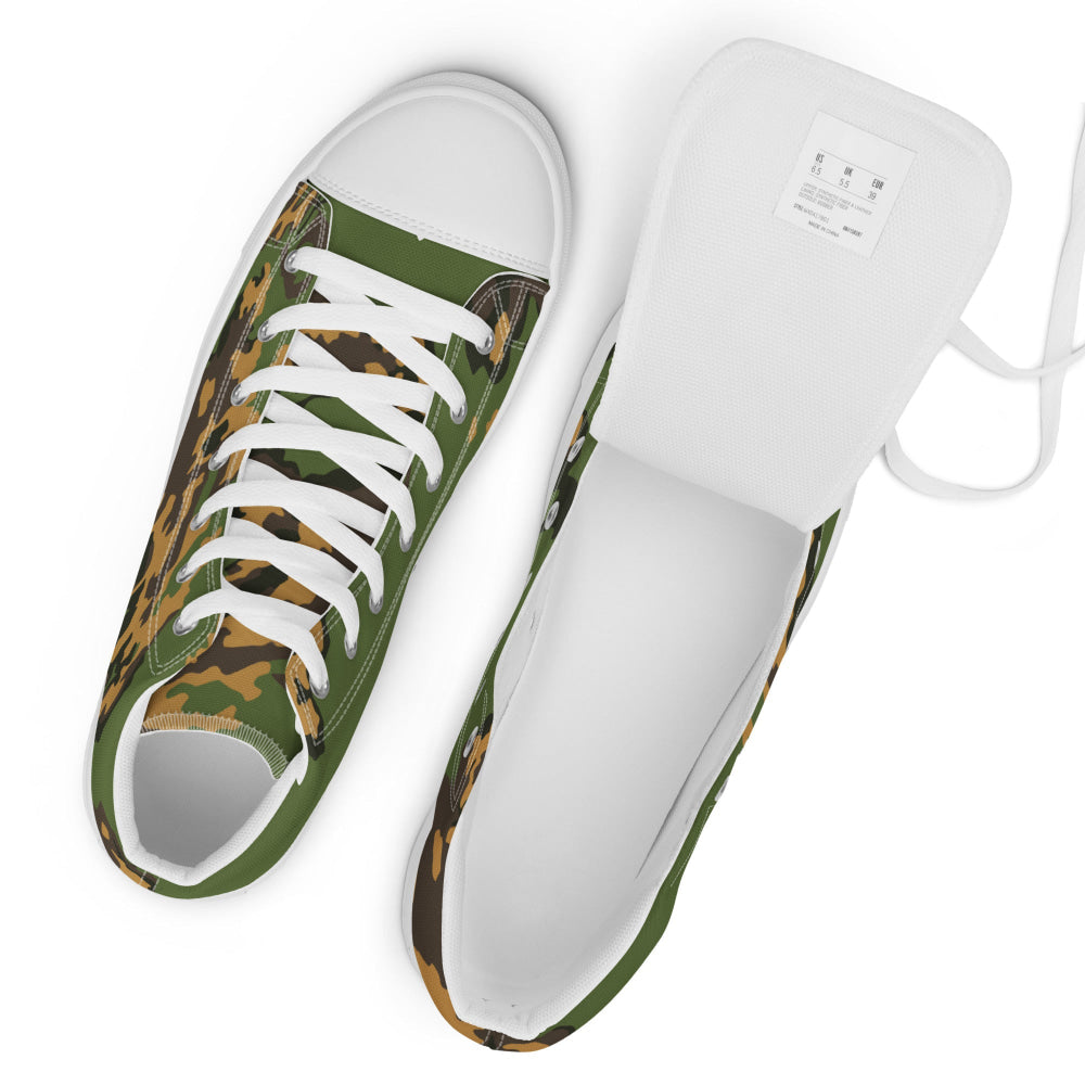 Russian Partizan SS Leto CAMO Men’s high top canvas shoes - Mens High Top Canvas Shoes