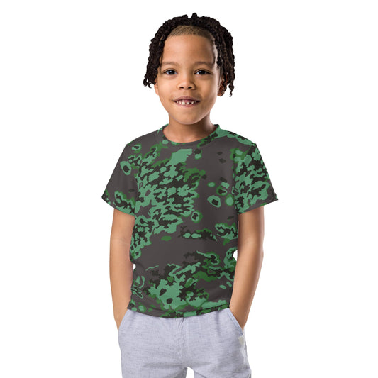 Russian Partizan SS Leto Spring CAMO Kids crew neck t-shirt - 2T - Crew Neck T-shirt