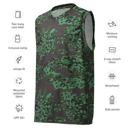 Russian Partizan SS Leto Spring CAMO unisex basketball jersey - Unisex Basketball Jersey