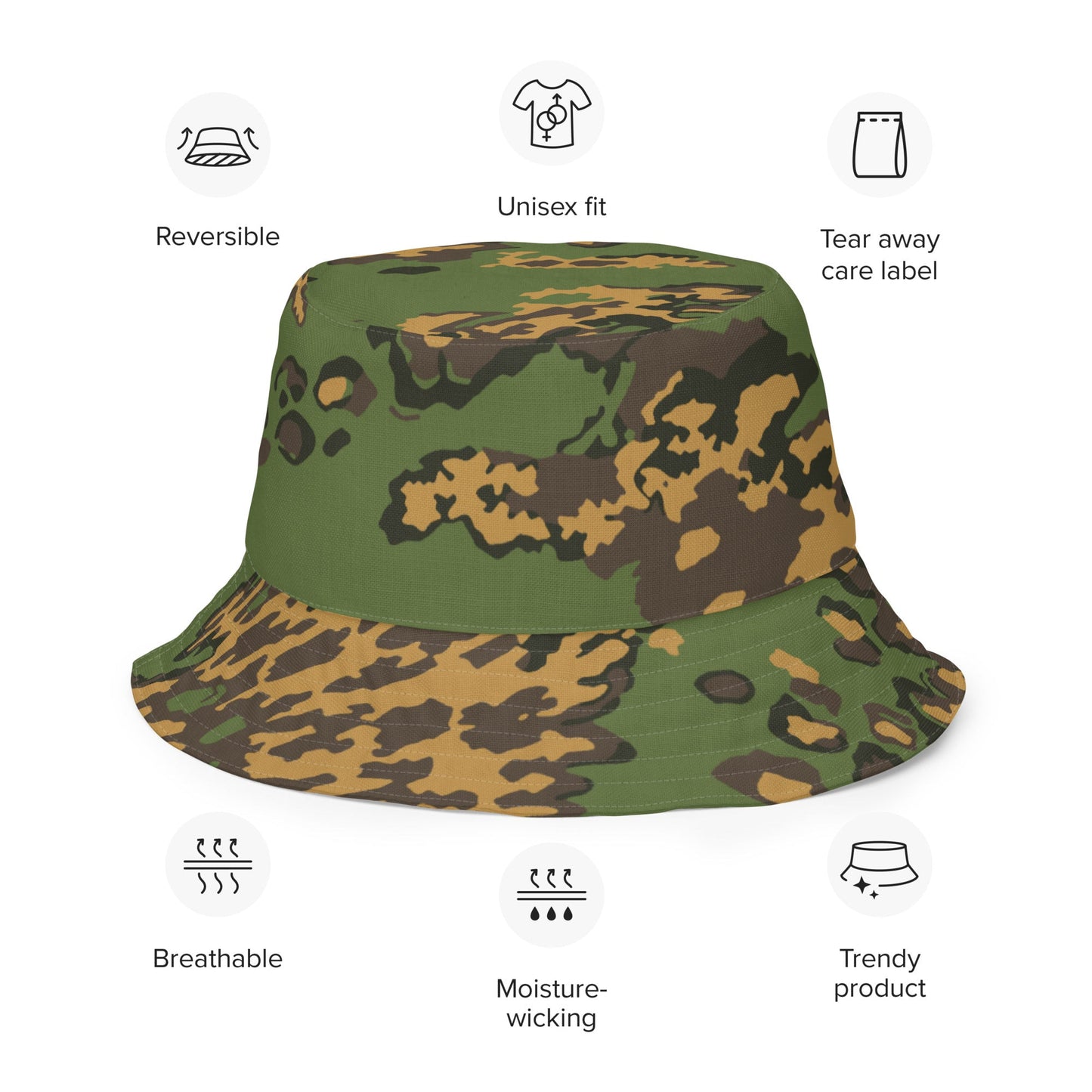 Russian Partizan Summer CAMO Reversible bucket hat Bucket Hats