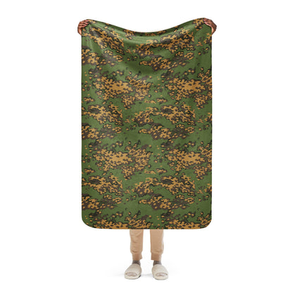 Russian Partizan Summer CAMO Sherpa blanket - 37″×57″ - Blankets