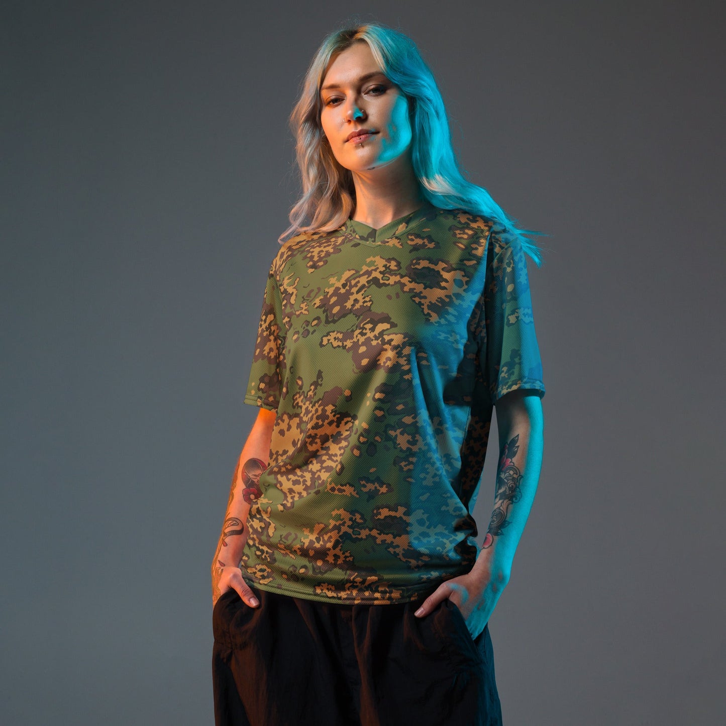 Russian Partizan Summer CAMO unisex sports jersey - Sports Jerseys