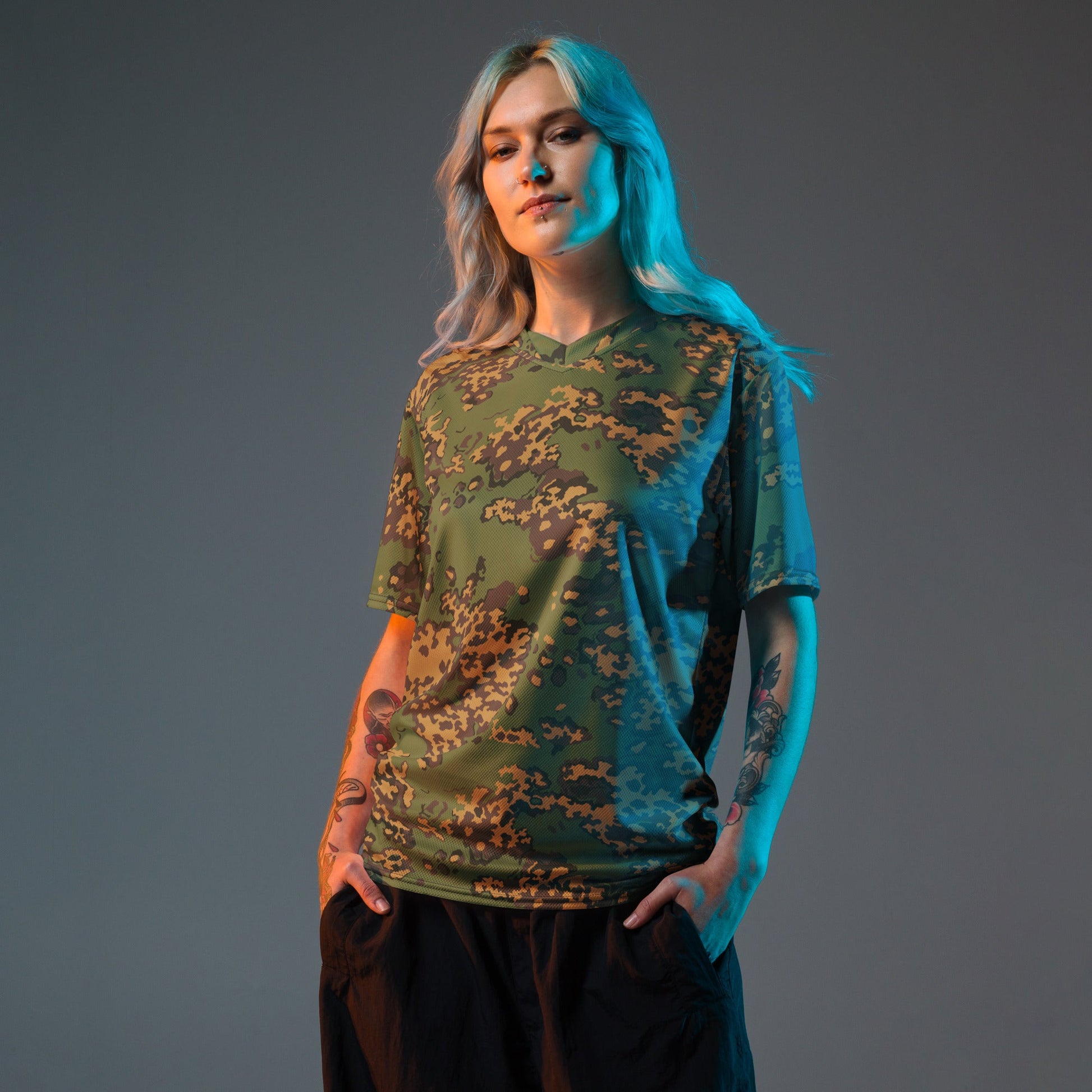 Russian Partizan Summer CAMO unisex sports jersey - Sports Jerseys