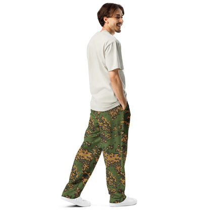 Russian Partizan Summer CAMO Unisex Wide-Leg Joggers