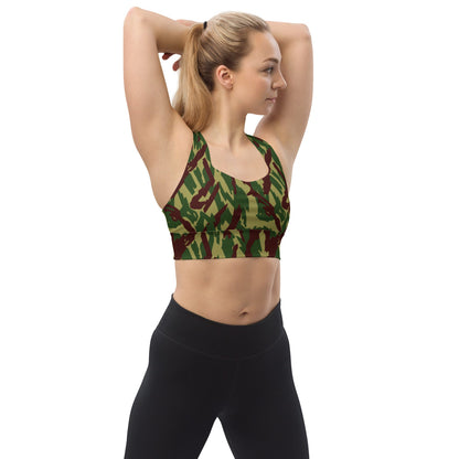 Russian Podlesok Reed Forest CAMO Longline sports bra - XS - Womens Sports Bra