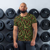 Russian Podlesok Reed Forest CAMO Men’s Athletic T-shirt - XS