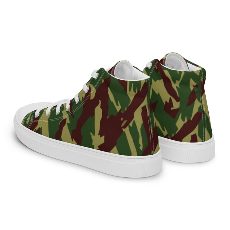 Russian Podlesok Reed Forest CAMO Men’s high top canvas shoes