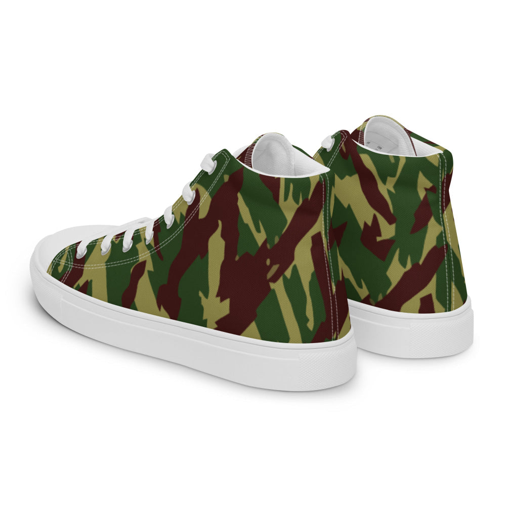 Russian Podlesok Reed Forest CAMO Men’s high top canvas shoes - Mens High Top Canvas Shoes