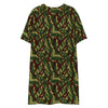 Russian Podlesok Reed Forest CAMO T-shirt dress