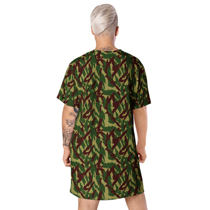 Russian Podlesok Reed Forest CAMO T-shirt dress - Womens T-Shirt Dress