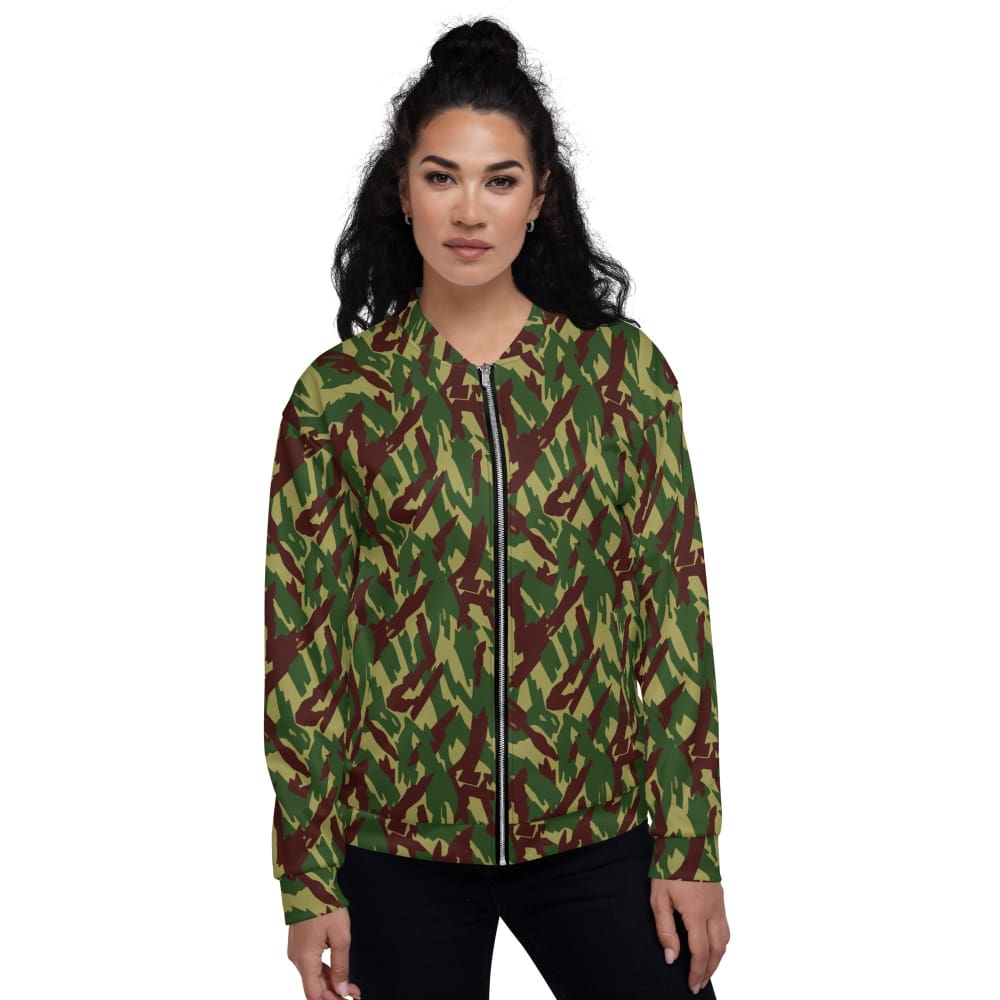 Russian Podlesok Reed Forest CAMO Unisex Bomber Jacket