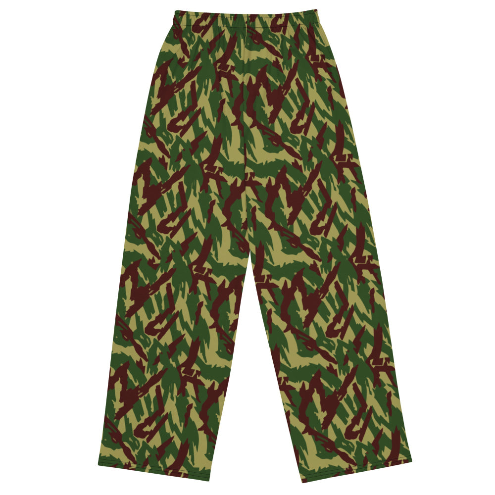 Russian Podlesok Reed Forest CAMO unisex wide-leg pants - Unisex Wide-Leg Pants