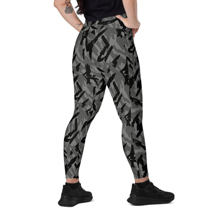 Russian Podlesok Reed Urban CAMO Leggings with pockets - 2XS - Womens With Pockets