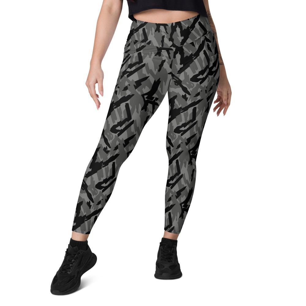 Russian Podlesok Reed Urban CAMO Leggings with pockets - Womens With Pockets