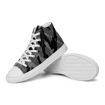 Russian Podlesok Reed Urban CAMO Men’s high top canvas shoes - Mens High Top Canvas Shoes