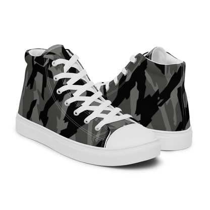 Russian Podlesok Reed Urban CAMO Men’s high top canvas shoes - Mens High Top Canvas Shoes