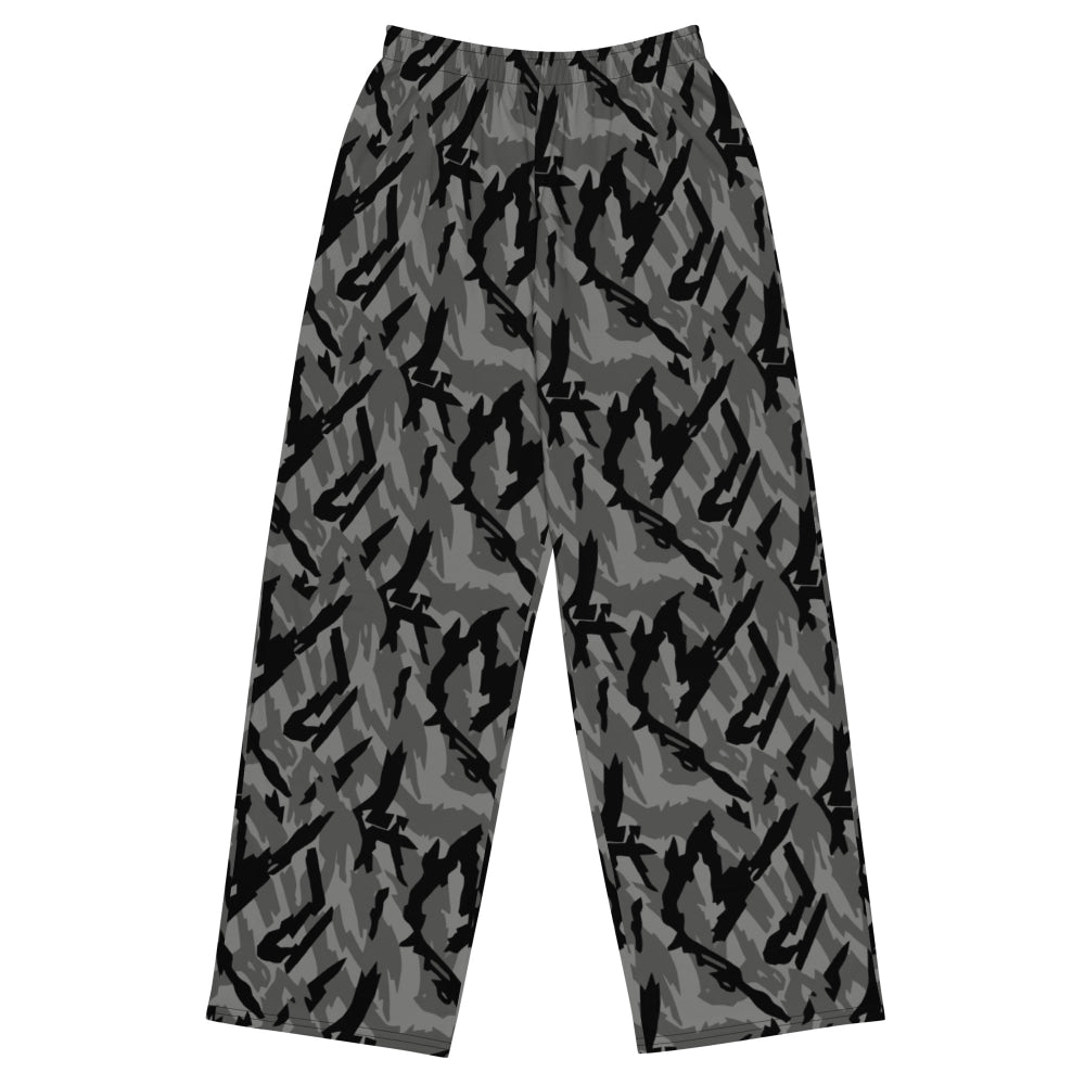 Russian Podlesok Reed Urban CAMO unisex wide-leg pants - 2XS - Unisex Wide-Leg Pants