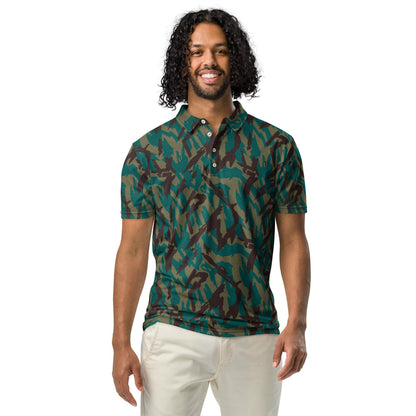 Russian Podlesok Reed Variant CAMO Men’s slim fit polo - Mens Slim Fit Polo