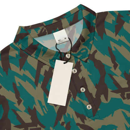 Russian Podlesok Reed Variant CAMO Men’s slim fit polo - Mens Slim Fit Polo