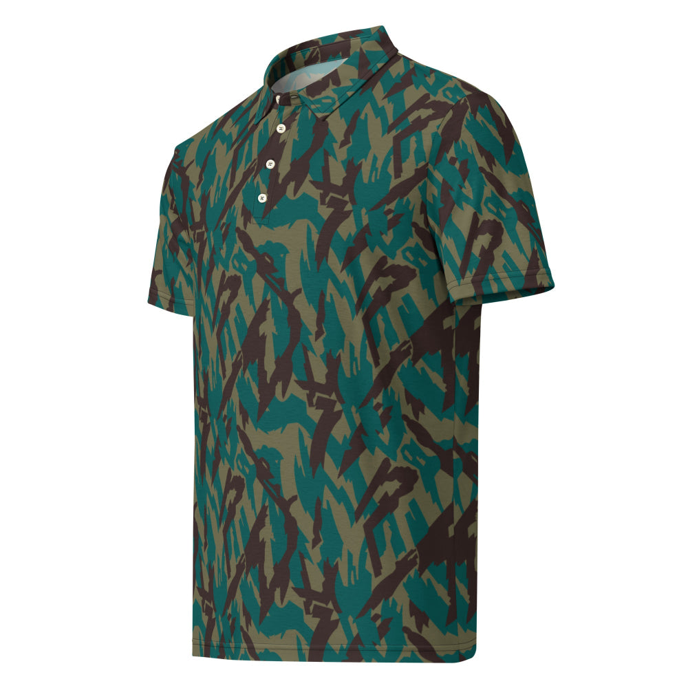 Russian Podlesok Reed Variant CAMO Men’s slim fit polo - Mens Slim Fit Polo