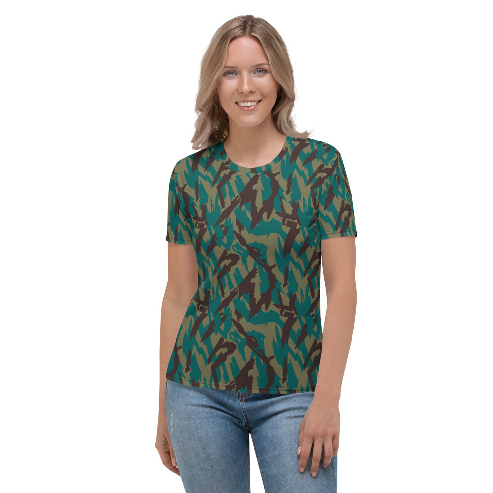 Russian Podlesok Reed Variant CAMO Women’s T-shirt - XS - Womens T-Shirt