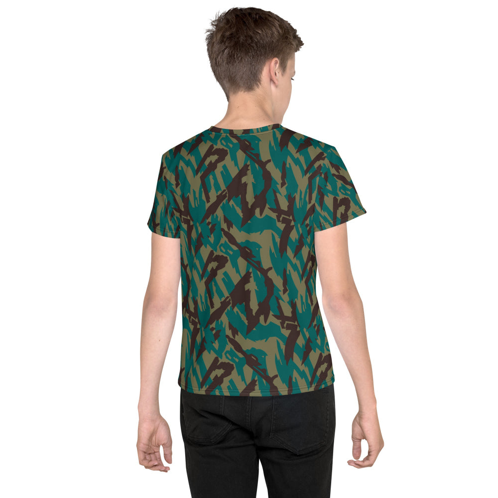 Russian Podlesok Reed Variant CAMO Youth crew neck t-shirt - Crew Neck T-shirt