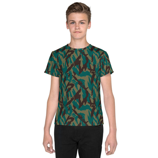 Russian Podlesok Reed Variant CAMO Youth crew neck t-shirt - 8 - Crew Neck T-shirt