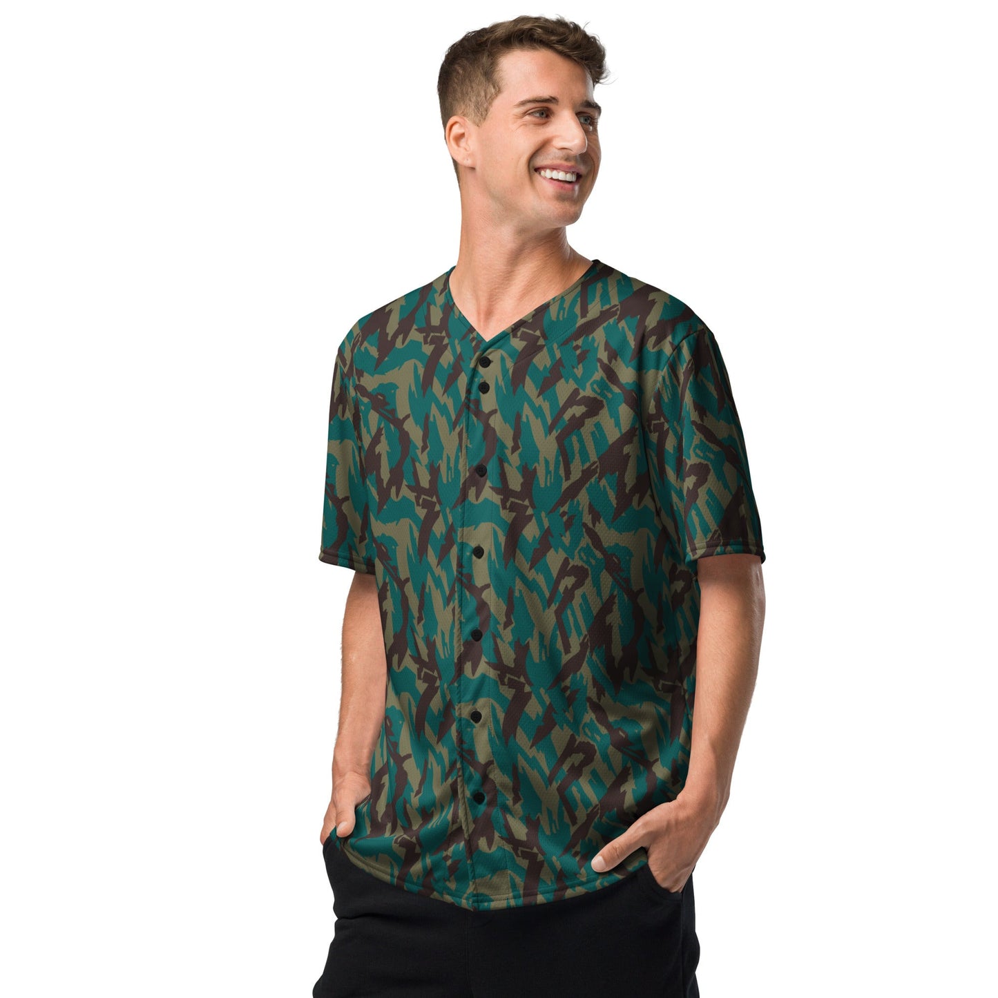Russian Podlesok Tropical CAMO baseball jersey - Baseball Jerseys