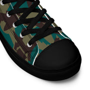 Podlesok Tropical Russian CAMO Mens High-Top Canvas Shoes