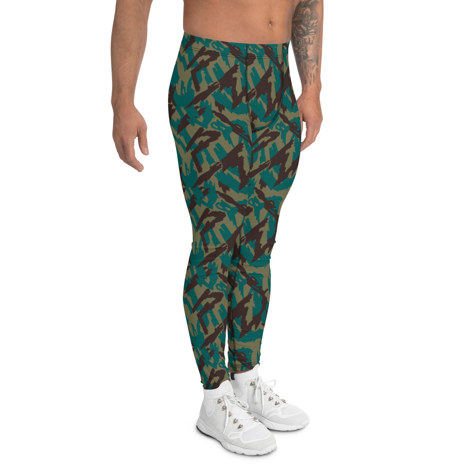 Russian Podlesok Tropical CAMO Mens Leggings