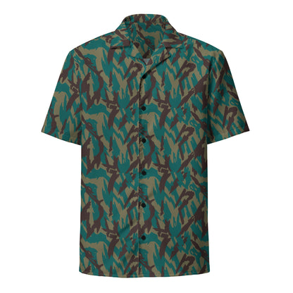 Russian Podlesok Tropical CAMO Unisex button shirt - Button Shirts