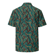 Podlesok Tropical Russian CAMO Unisex Short-Sleeve Button Shirt - Button-Up
