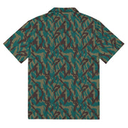 Podlesok Tropical Russian CAMO Unisex Short-Sleeve Button Shirt - Button-Up