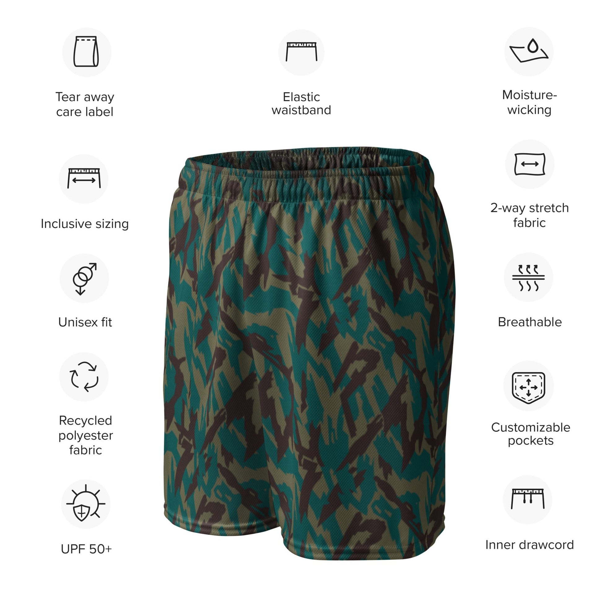 Russian Podlesok Tropical CAMO Unisex mesh shorts - Mesh Shorts