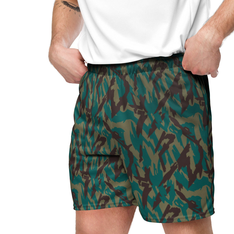 Podlesok Tropical Russian CAMO Unisex Mesh Shorts