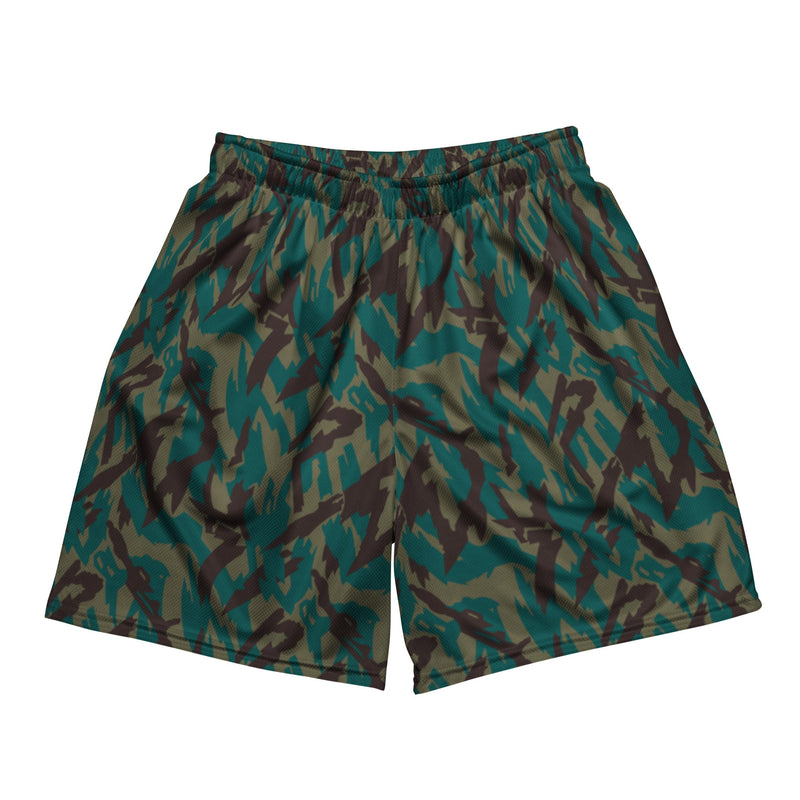 Podlesok Tropical Russian CAMO Unisex Mesh Shorts - 2XS