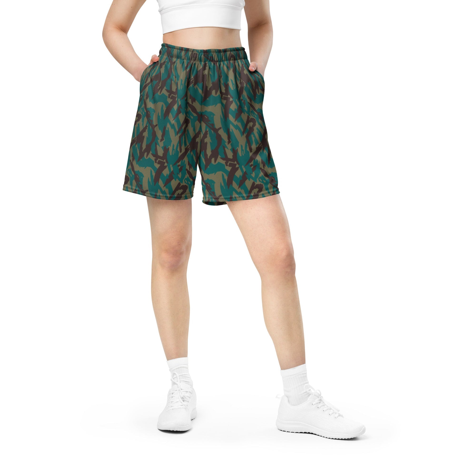 Russian Podlesok Tropical CAMO Unisex mesh shorts - Mesh Shorts
