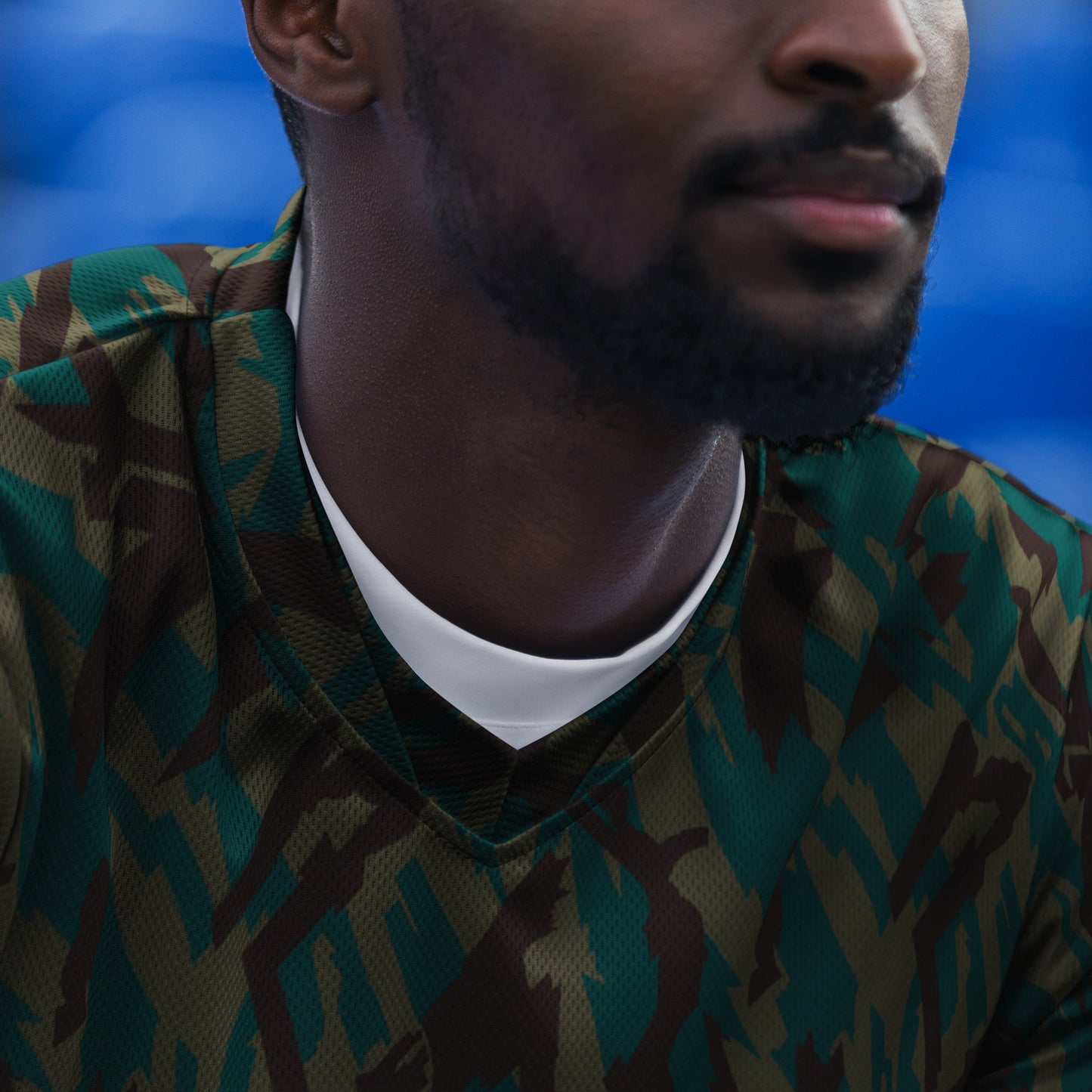 Russian Podlesok Tropical CAMO unisex sports jersey - Sports Jerseys