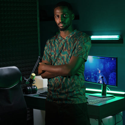 Russian Podlesok Tropical CAMO unisex sports jersey - Sports Jerseys