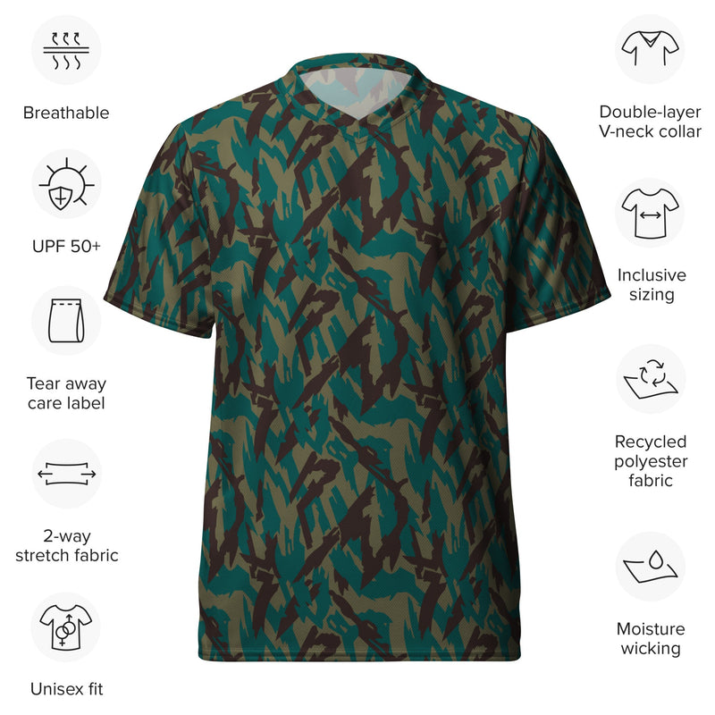 Podlesok Tropical Russian CAMO Unisex Sports Jersey