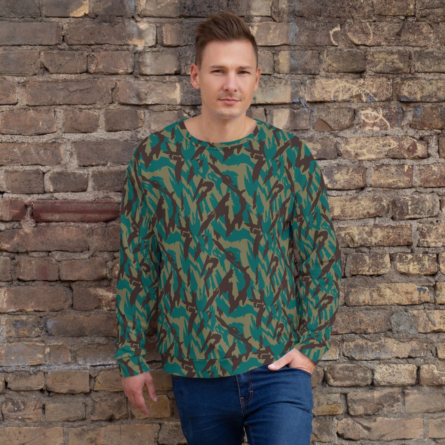 Russian Podlesok Tropical CAMO Unisex Sweatshirt - 2XS