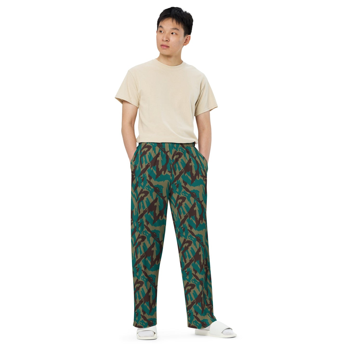 Russian Podlesok Tropical CAMO Unisex Wide-Leg Leisure Pants