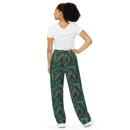 Russian Podlesok Tropical CAMO Unisex Wide-Leg Leisure Pants