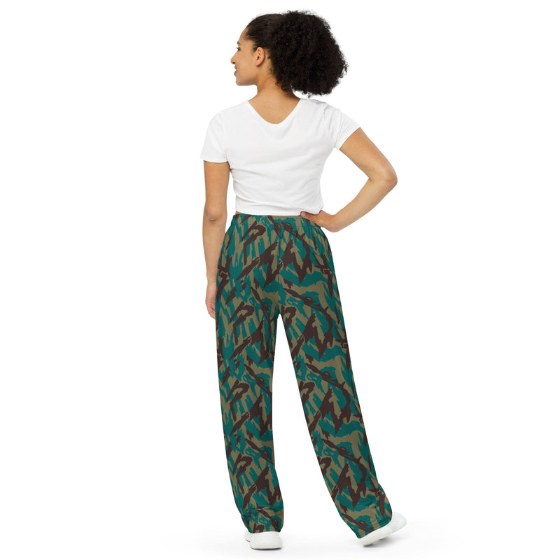 Podlesok Tropical Russian CAMO Unisex Wide-Leg Leisure Pants - Pant