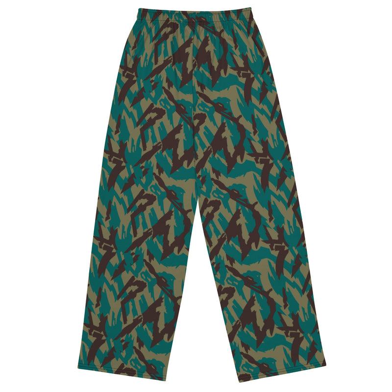 Podlesok Tropical Russian CAMO Unisex Wide-Leg Leisure Pants - Pant
