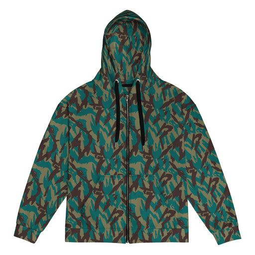 Podlesok Tropical Russian CAMO Unisex Zip Hoodie - 2XS